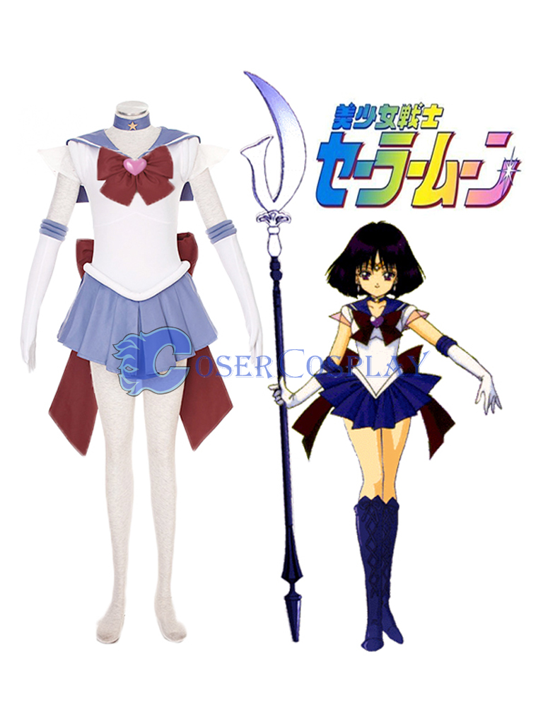 Sailor Moon Crystal Sailor Saturn Tomoe Hotaru Cosplay Costme